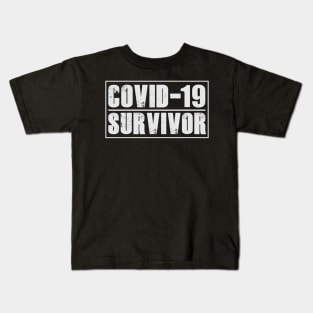 Corona Covid-19 Survivor Kids T-Shirt